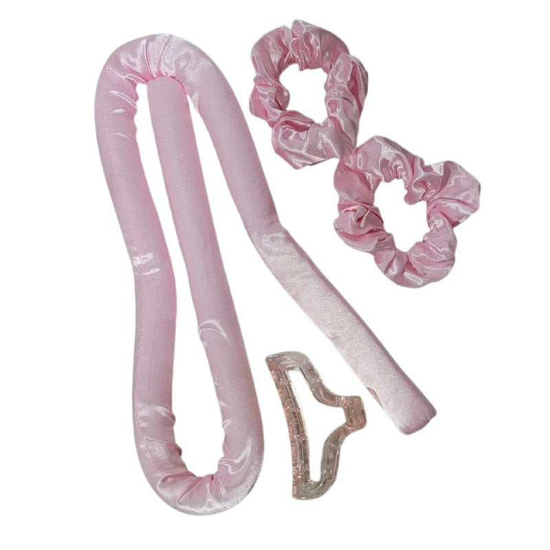 RIZADORES DE PELO SIN CALOR, QUE PERMITEN CREAR ONDAS Y RIZOS SUAVE Y PROTEGIDOS, EVITANDO DAÑOS POR CALOR, FABRICADOS CON MATERIALES SUAVES FACILES DE USAR 3 COLORES