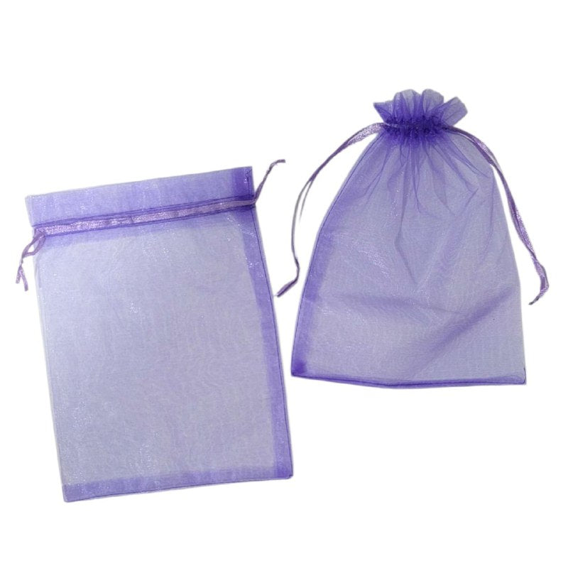 BOLSA ORGANIZADORA PARA REGALOS DE JOYERIA, BOLSA DE BODA, DULCES, PERLAS AMOTATIZANTES, ETC MEDIDA 17X23CM, PAQUETE DE 10UND