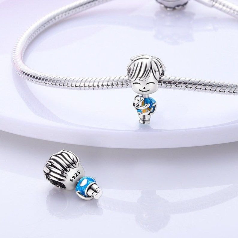 PCHARM3071 FORMA DE NIÑO PANDORA PLATA 9.25