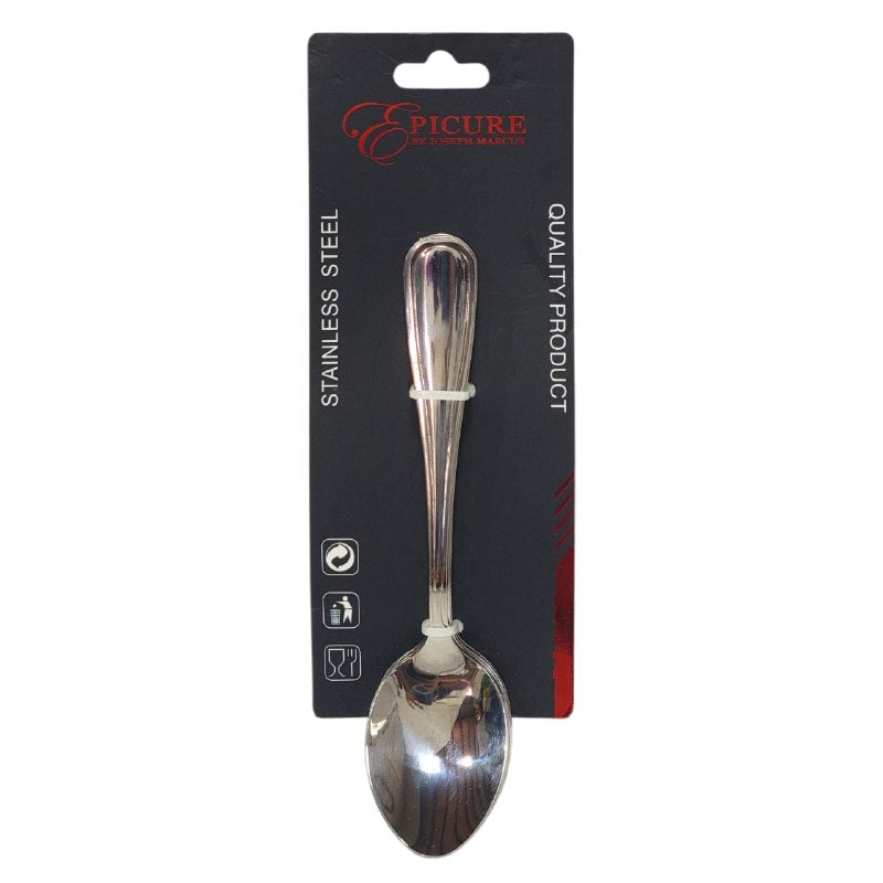 CUBIERTOS CUCHARAS EN SET DE 4 PIEZAS DE ACERO INOXIDABLE EPICURE 10CM