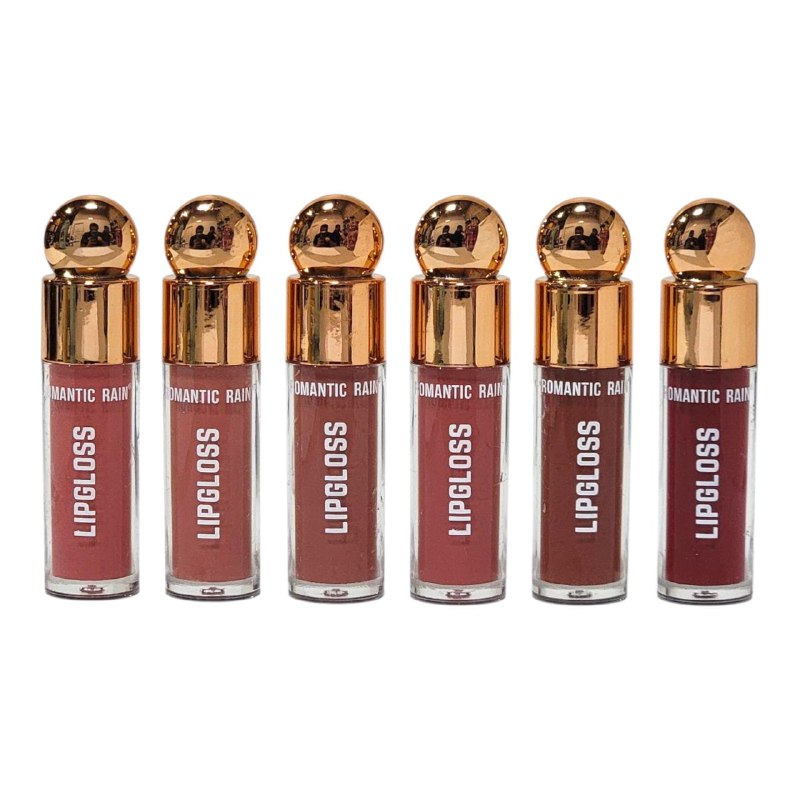 BRILLO LABIAL  (DUPE DE RARE BEAUTY) Y SENSACION LIGERA ROMANTIC RAIN 12 TONOS