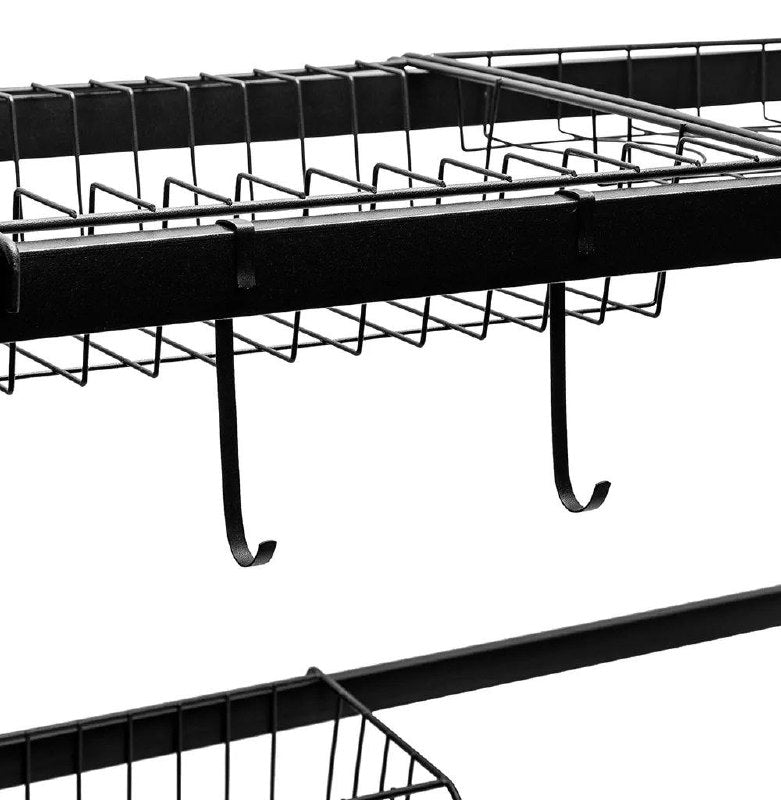 ESTANTE ORGANIZADOR Y ESCURRIDOR DE COCINA, SOBRE EL FREGADERO, ESTANTE DESMONTABLE DE SECADO DE PLATOS DE ACERO INOXIDABLE, FACIL DRENAJE GRAN CAPACIDAD KITCHEN RACK