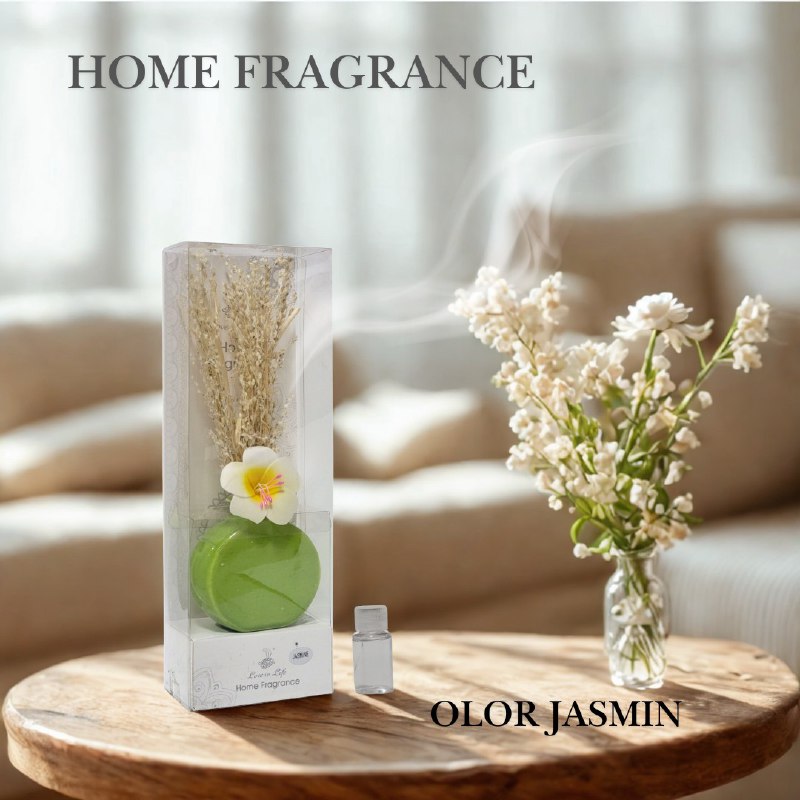 AMBIENTADOR AROMATIZANTE DIFUSOR DE VARILLAS PARA EL HOGAR DE AROMA CONTINUO SIN HUMO NI GOTEO, 6 AROMAS LOVE IN LIFE