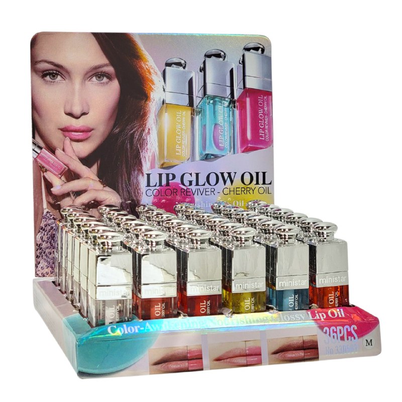 BRILLO LABIAL ACEITE REVITALIZANTE DE CEREZA MINISTAR 12ML DUPE DE CHRISTIAN DIOR