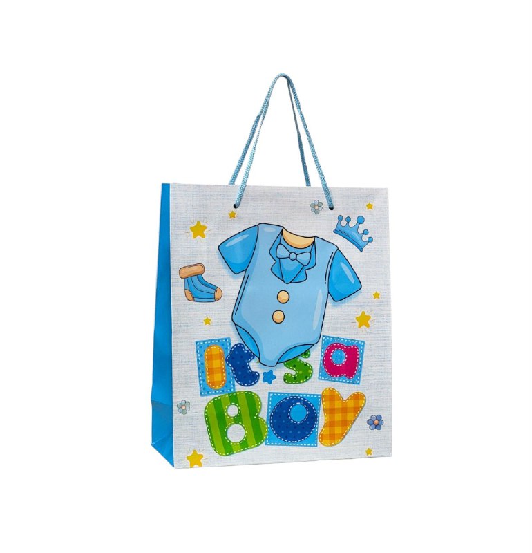 BOLSA DE REGALO BABY SHOWER PEQUEÑA 18X8X21.5CM