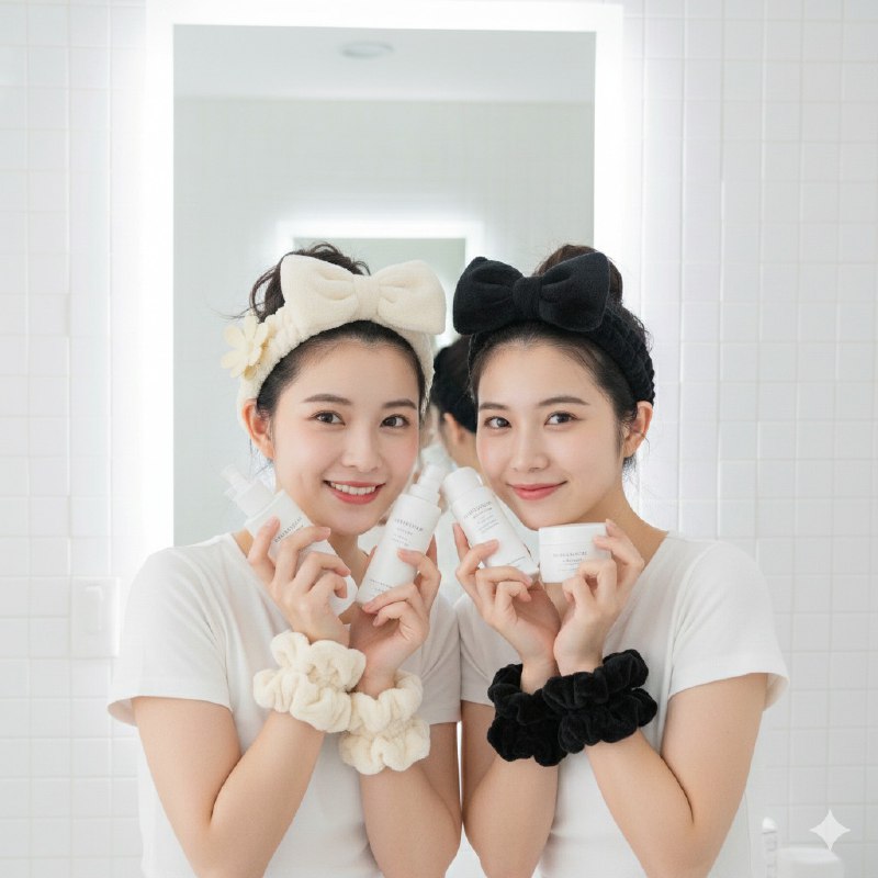 KIT DE ACCESORIO PARA EL CABELLO DIADEMA DE 8 PIEZAS, 5 COLORES