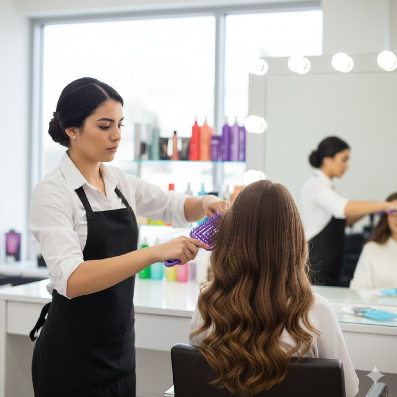 CEPILLO PEINE PARA EL CABELLO PARA CONTROLAR EL FRIZZ STAY BEAUTIFUL 8X23CM, 4 ESTILOS