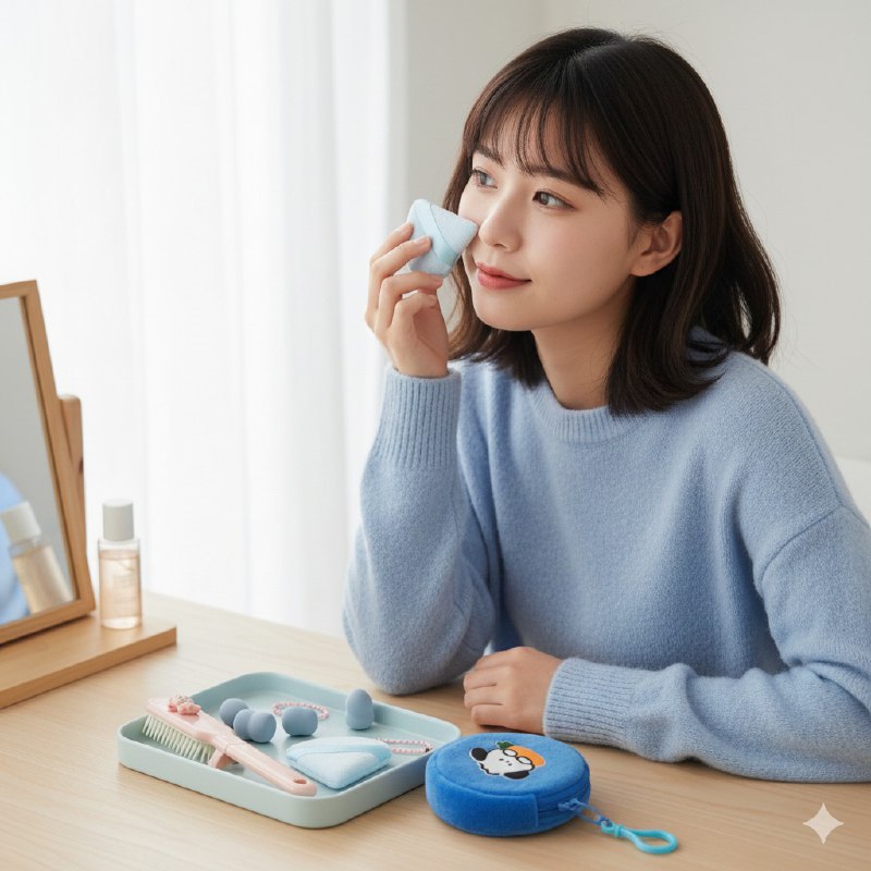 SET DE CUIDADO PERSONAL Y BELLEZA FACIAL 7PCS KISS LOVELY