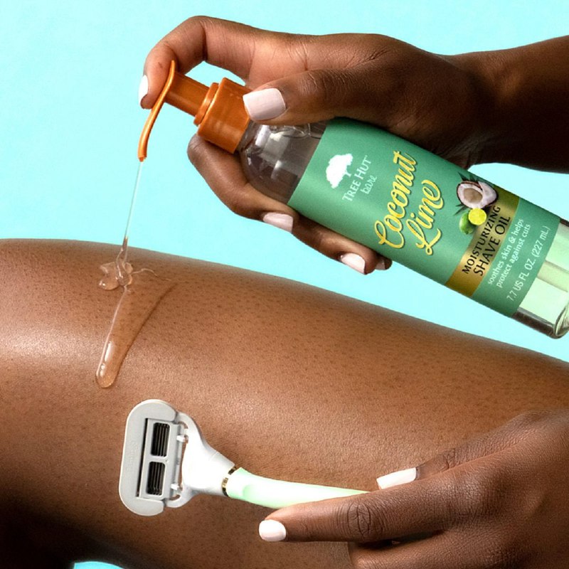 ESPUMA DE AFEITAR EN GEL ACEITE HIDRATANTE DE LIMA Y COCO TREE HUT 227ML