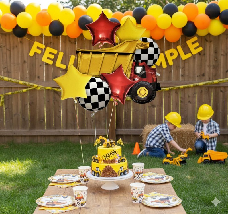 DECORACION ADORNO PAQUETE DE GLOBOS DE PAPEL METALICO PARA NIÑOS, 2 ESTILOS