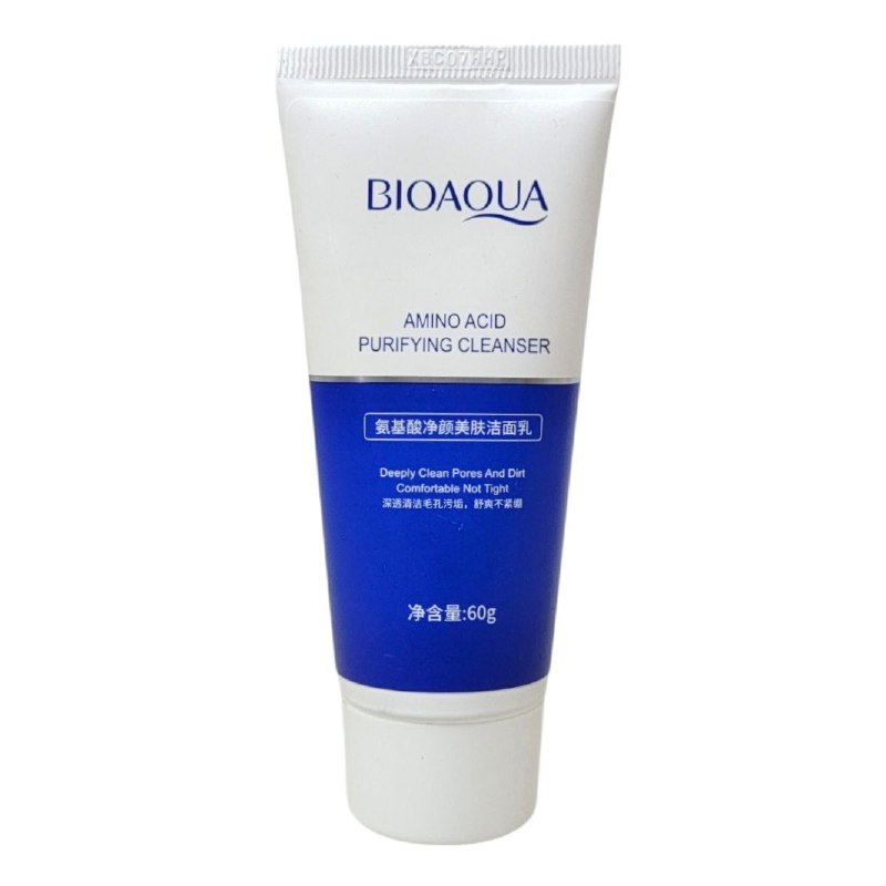 LIMPIADOR FACIAL PURIFICANTE Y EMBELLECEDOR CON AMINOACIDOS BIOAQUA 60G