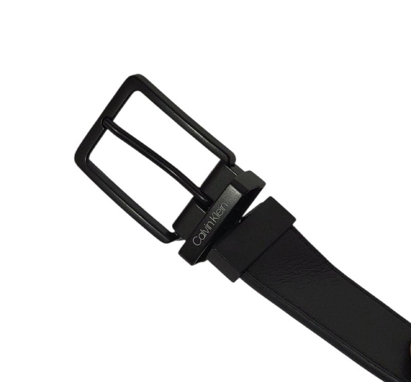 FAJA ORIGINAL CALVIN KLEIN REVERSIBLE PARA CABALLERO COLOR NEGRO Y CAFÉ TALLA M 34-36