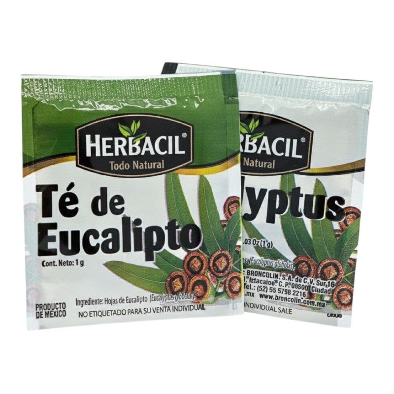 TE DE EUCALIPTO NATURAL QUE ALIVIA EL RESFRIADO Y GRIPE HERBACIL 25UND