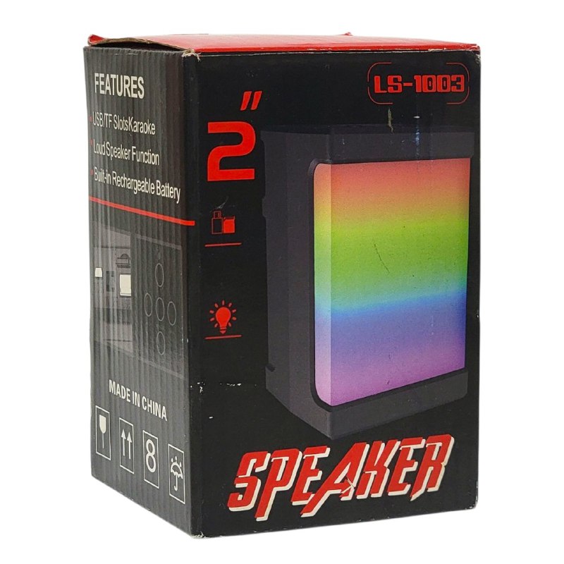 PARLANTE ALTAVOZ PARLANTE INALAMBRICO DE KARAOKE BATERIA RECARGABLE SPEAKER LS-1003