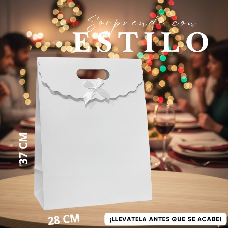 BOLSA DE REGALO EXTRA GRANDE 28X37CM