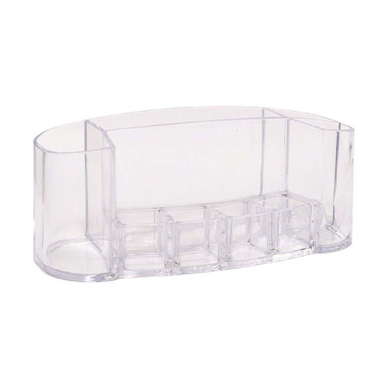 ORGANIZADOR DE MAQUILLAJE Y COSMETICOS TRANSPARENTE DE ACRILICO COSMETIC ORGANIZER 9X17CM