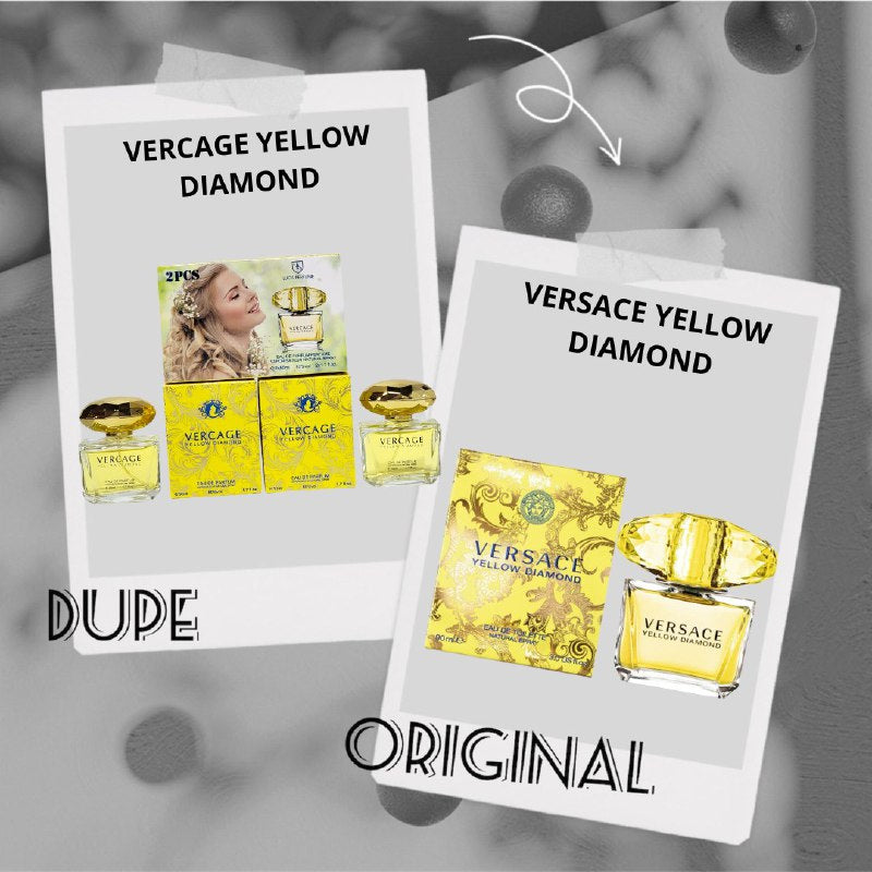 SET VERCAGE YELLOW DIAMOND DIAMOND EDP 50MLX2 (M)