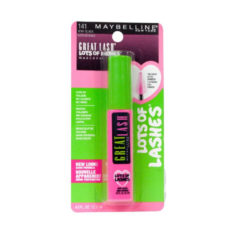 MASCARA PARA PESTAÑAS SIN GRUMOS MAYBELLINE NEW YORK 141 12.7ML