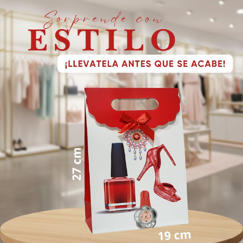 BOLSA DE REGALO MEDIANO 19X27CM