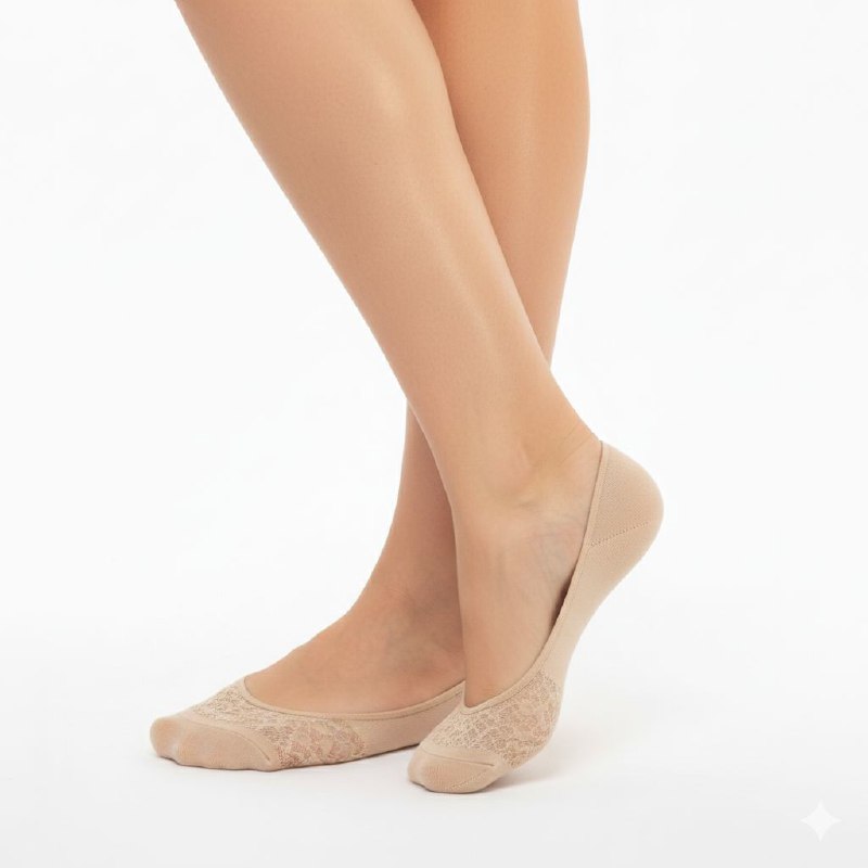 MEDIAS DE CORTE BAJO TRANSPIRABLES ANTIDESLIZANTES PARA MUJERES TALLA UNICA 1 PAR STAY BEAUTIFUL, 2 ESTILOS