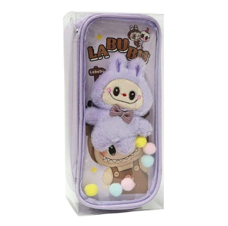 CARTUCHERA DE LABUBU QUE COMBINA ORGANIZACION IMPECABLE CON DISEÑO IRRESISTIBLE 3 COLORES