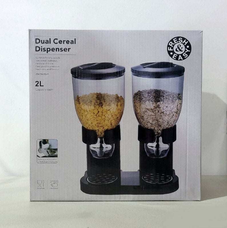 ALMACENADOR DISPENSADOR DOBLE PARA COCINA 2L