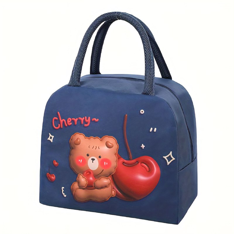 LONCHERA TERMICA PARA NIÑOS, PRACTICA Y DIVERTIDA 4 DISEÑOS 23X18CM