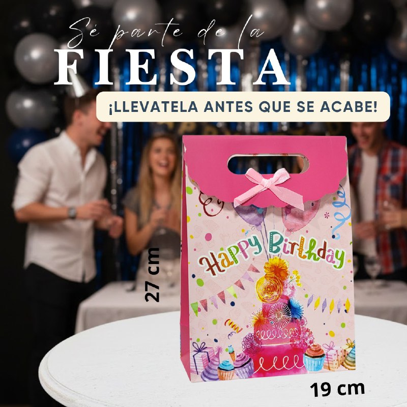 BOLSA DE REGALO MEDIANO 19X27CM