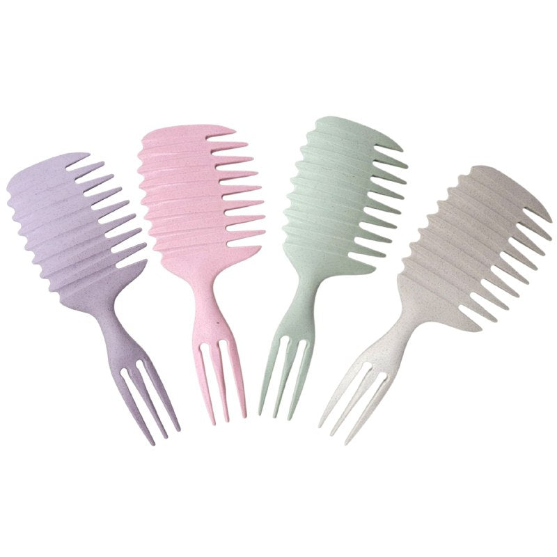 CEPILLO PEINE PARA EL CABELLO 2 EN 1 DESENREDANTE, 4 COLORES