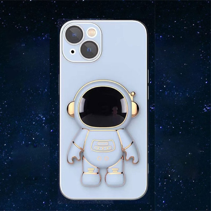 SORPORTE PARA CELULAR DE ASTRONAUTA COLOR GRIS