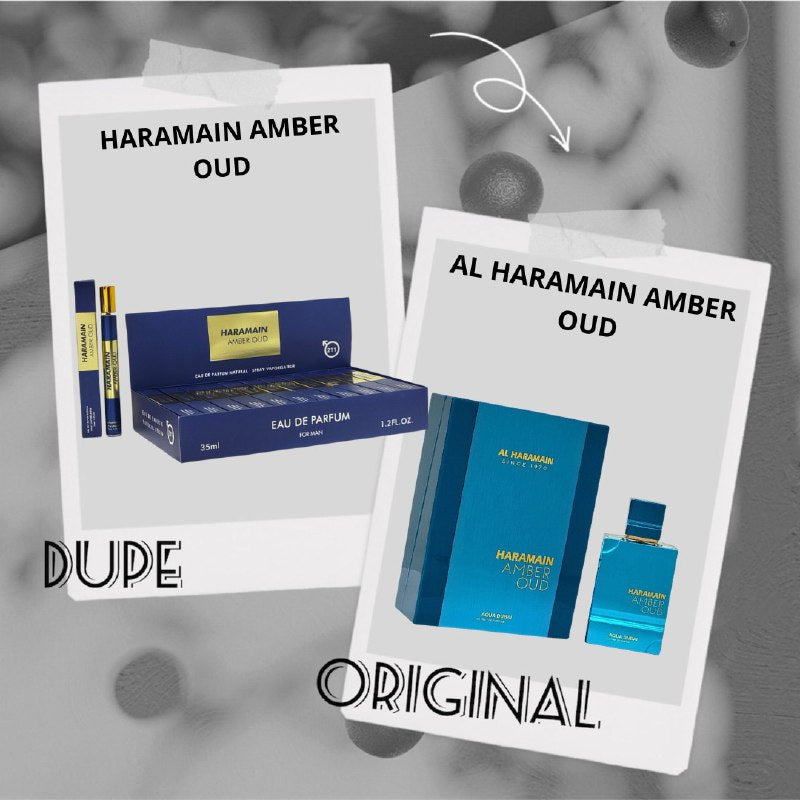 PERFUME EN TUBO PARA HOMBRE HARAMAIN AMBER OUD EDP 35ML (H) (AROMA SIMILAR AL HARAMAIN AMBER OUD)