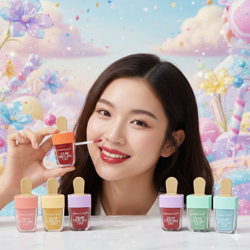 BRILLO LABIAL, TINTA PARA LABIOS 6 TONOS ROMANTIC RAIN