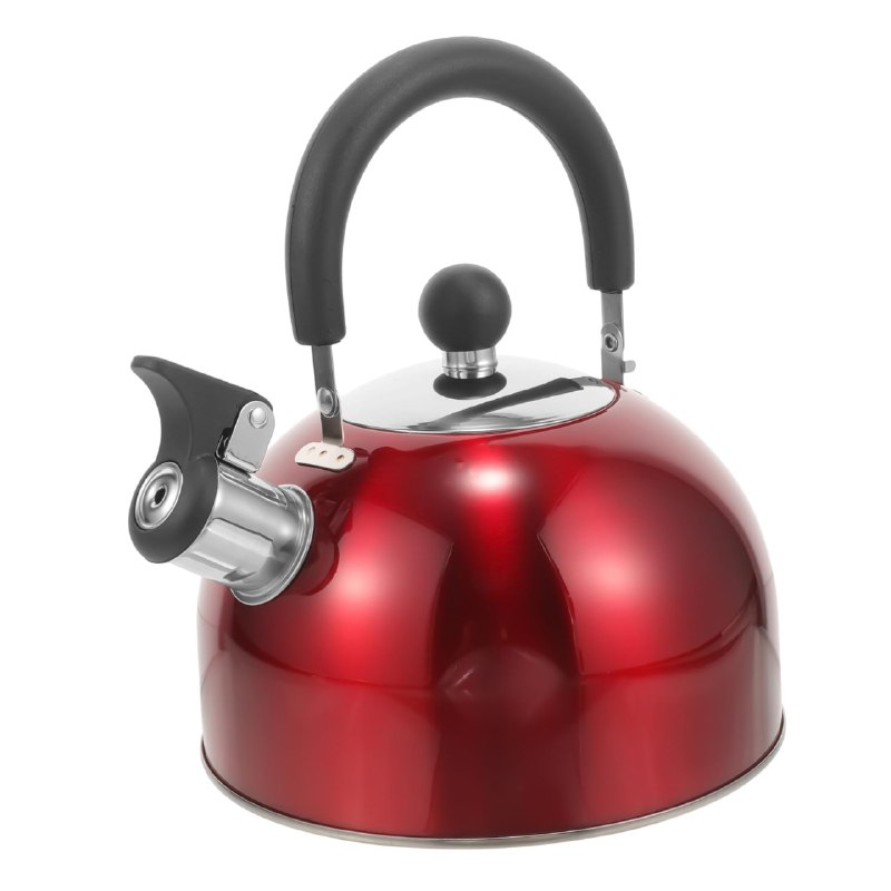 MAQUINA TETERA HERVIDOR DE AGUA CON SILVATO DE ACERO INOXIDABLE 2.5L, CALENTAMIENTO RAPIDO CRYSTAL CUISINE