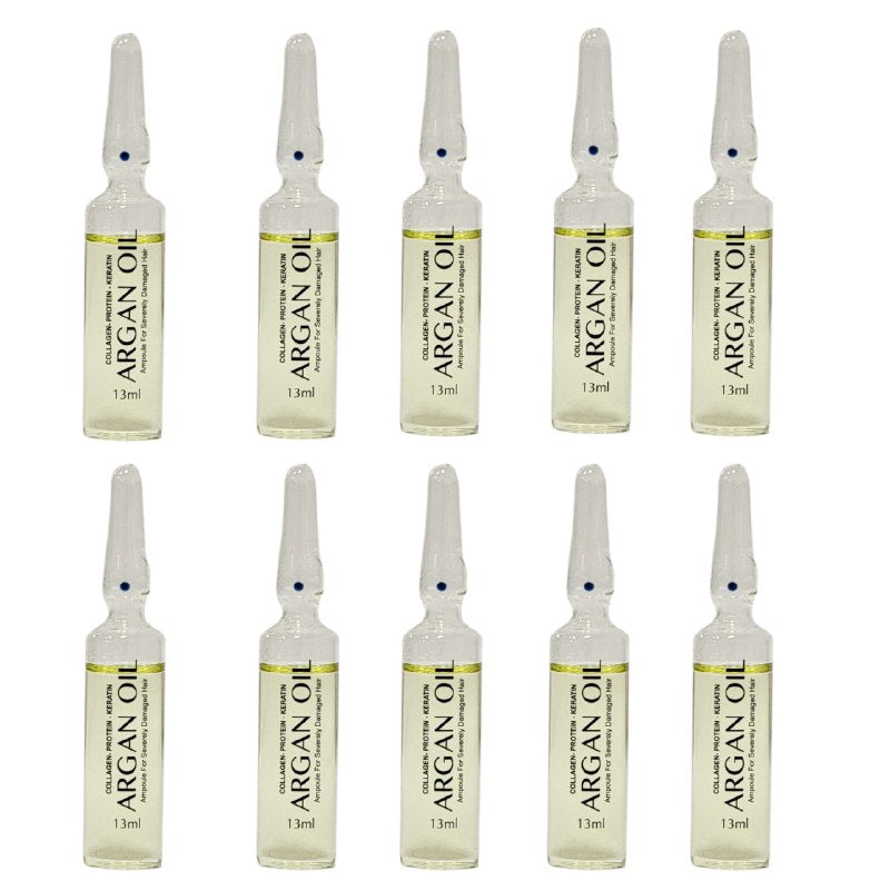 ACEITE PARA EL CABELLO EN AMPOLLAS DE KERATINA Y VITAMINAS DA ELASTICIDAD Y SUAVIZA BEAUTY 13MLX10UND