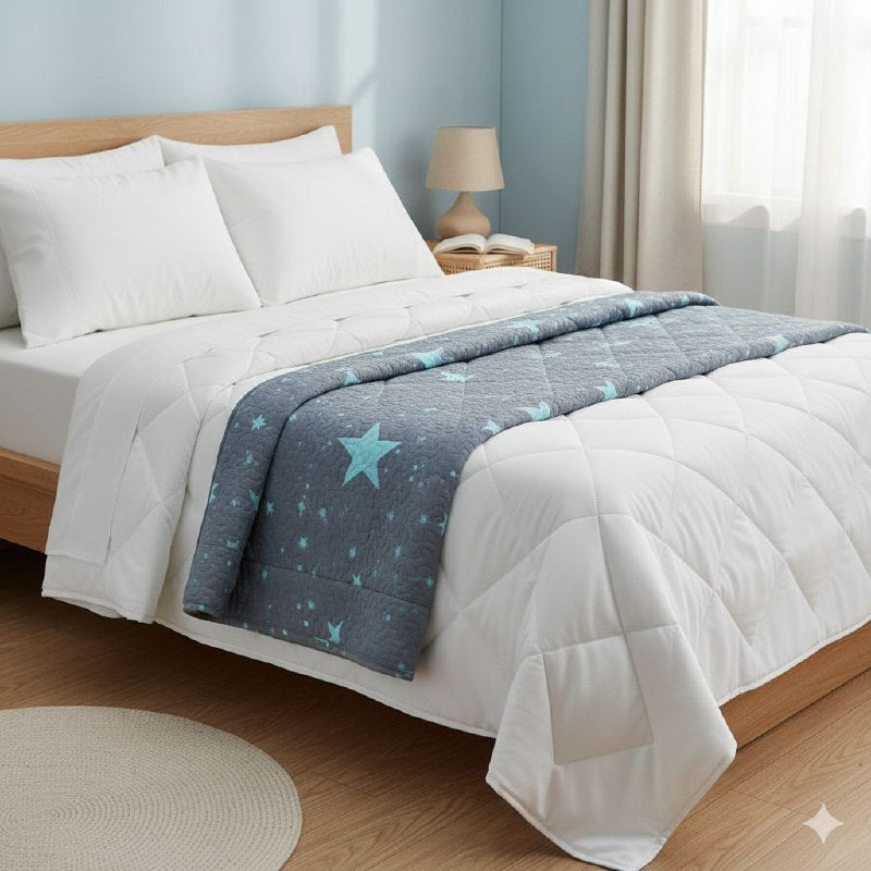 SABANA CAMERA TIPO EDREDON ESTAMPADO 210X230CM BENELI HOME, 21 ESTILOS