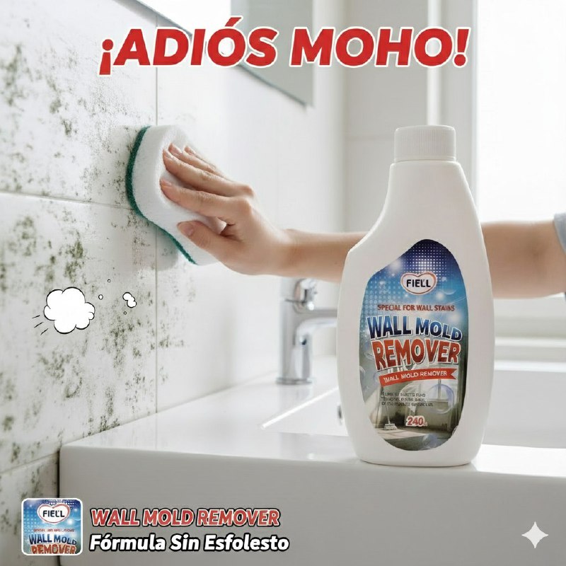 LIMPIADOR REMOVEDOR DE HOMO DE PARED POTENTE FIELL 240ML