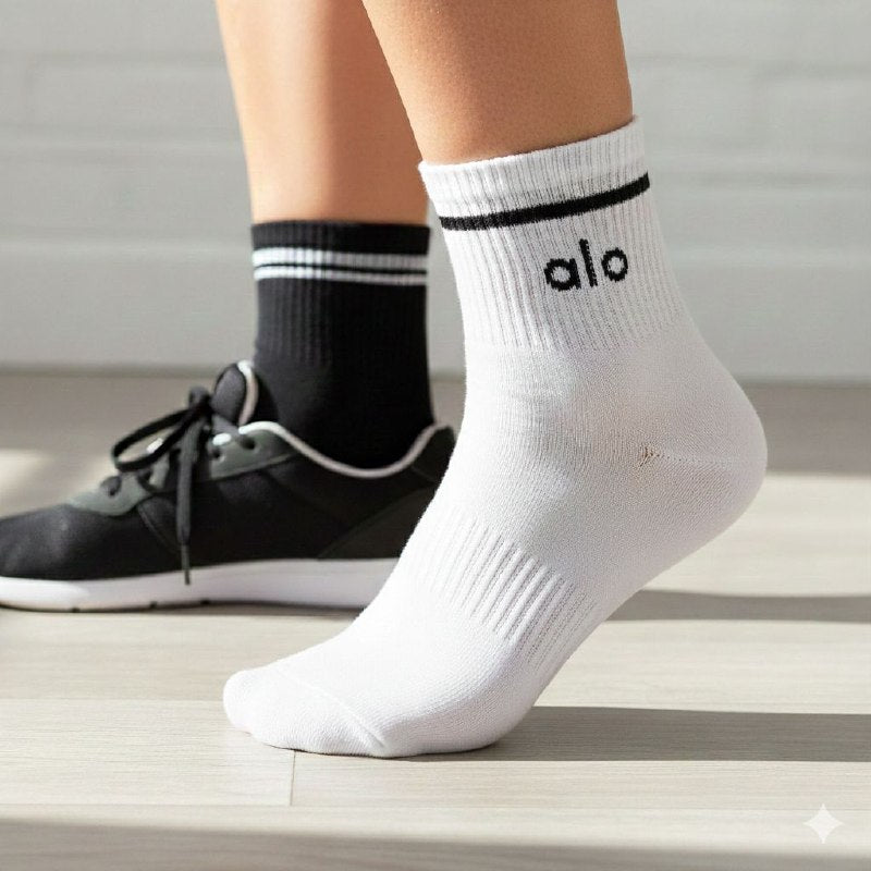 CALCETA TOBILLERA UNISEX MARCA ALO VARIEDAD DE COLORES DISPONIBLES