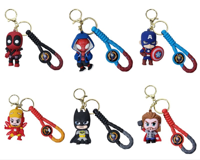 LLAVEROS DE MARVEL LOS VENGADORES 6 ESTILOS DISPONIBLES