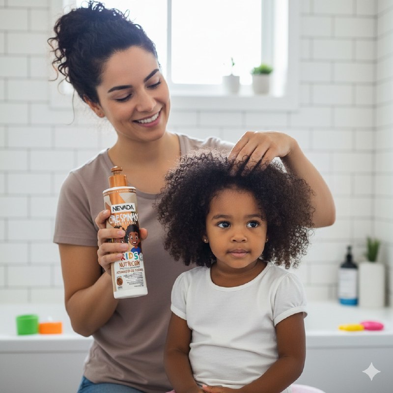 TRATAMIENTO PARA EL CABELLO ACTIVADOR DE CRESPOS DESENREDANTE HIDRATANTE NEVADA KIDS 300ML