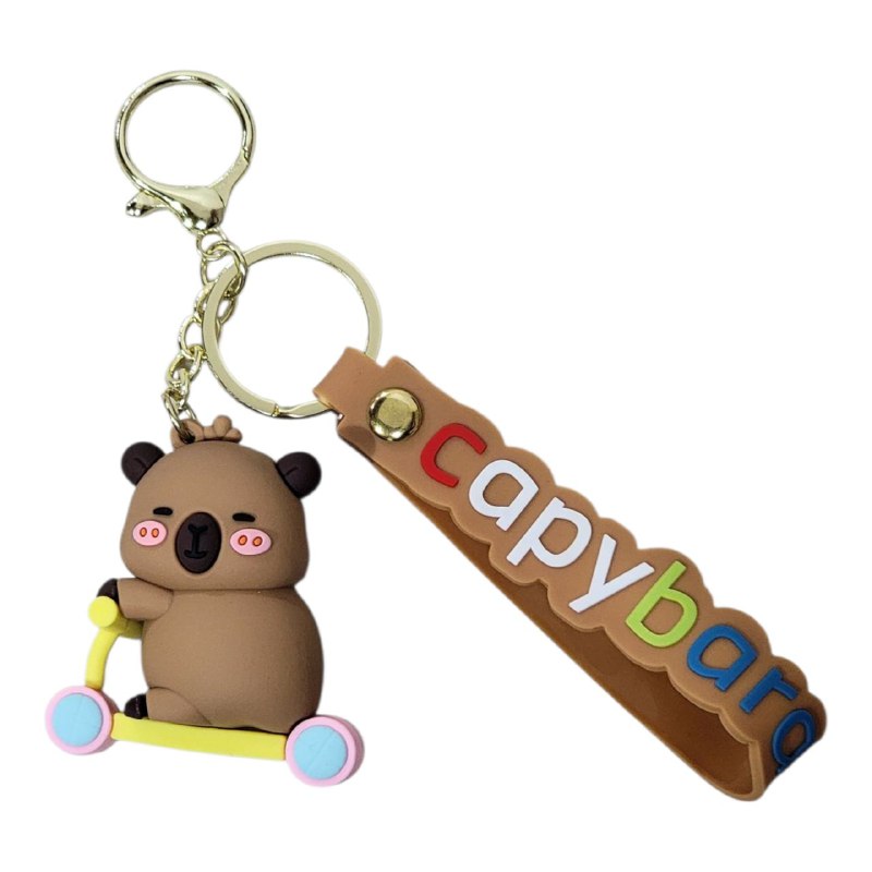 LLAVEROS DE CAPIBARA,CAPYBARA, 5 ESTILOS DISPONIBLES