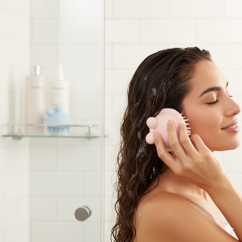 CEPILLO MASAJEADOR PARA EL CABELLO DE CERDAS CONICAS SUAVES