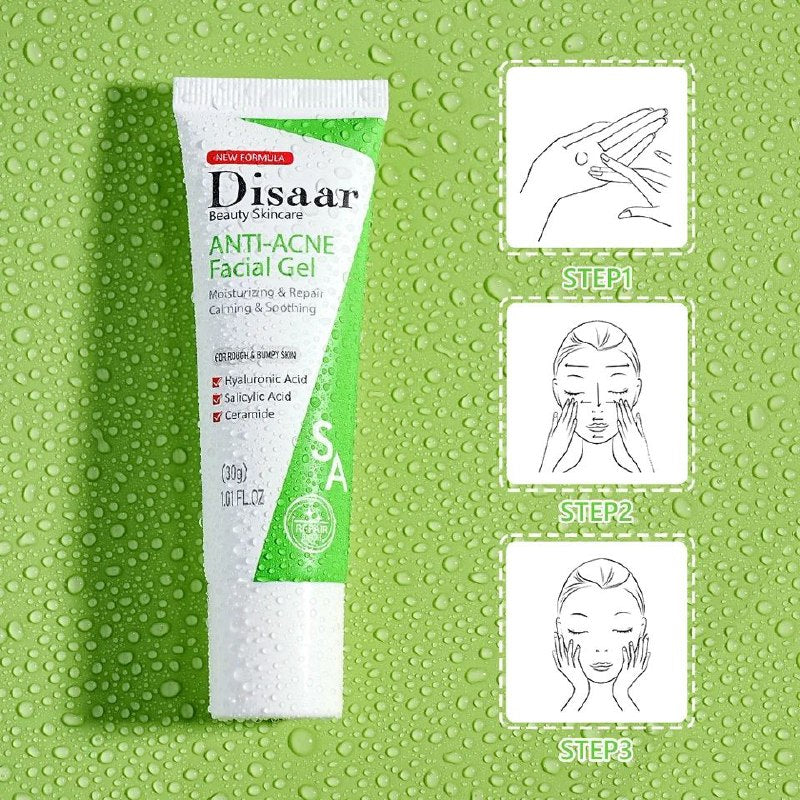 CREMA FACIAL EN GEL ANTI ACNE DISAAR 30G