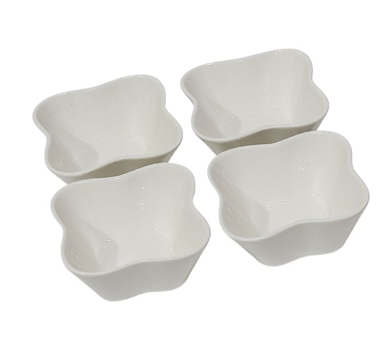 PLATOS TAZONES PEQUEÑOS DE PORCELANA PARA SALSAS, POSTRES, TARTAS, ETC SUPERIOR PORCELAIN 5X10CM 4UND