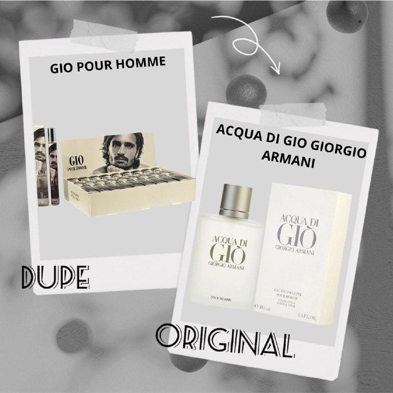 PERFUME EN TUBO PARA HOMBRE GIO POUR HOMME EDP 35ML (H) (AROMA SIMILAR GIORGIO ARMANI ACQUA DI GIO)