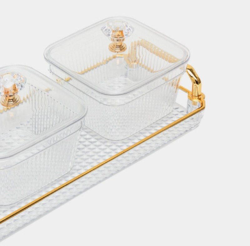 ORGANIZADOR RECIPIENTE CAJA DE ALMACENAMIENTO MULTIFUNCIONAL PLASTICAS, DURADERAS Y ELEGANTES, CON BANDEJA MULTIFUNCTIONAL STORAGE BOX 3UND