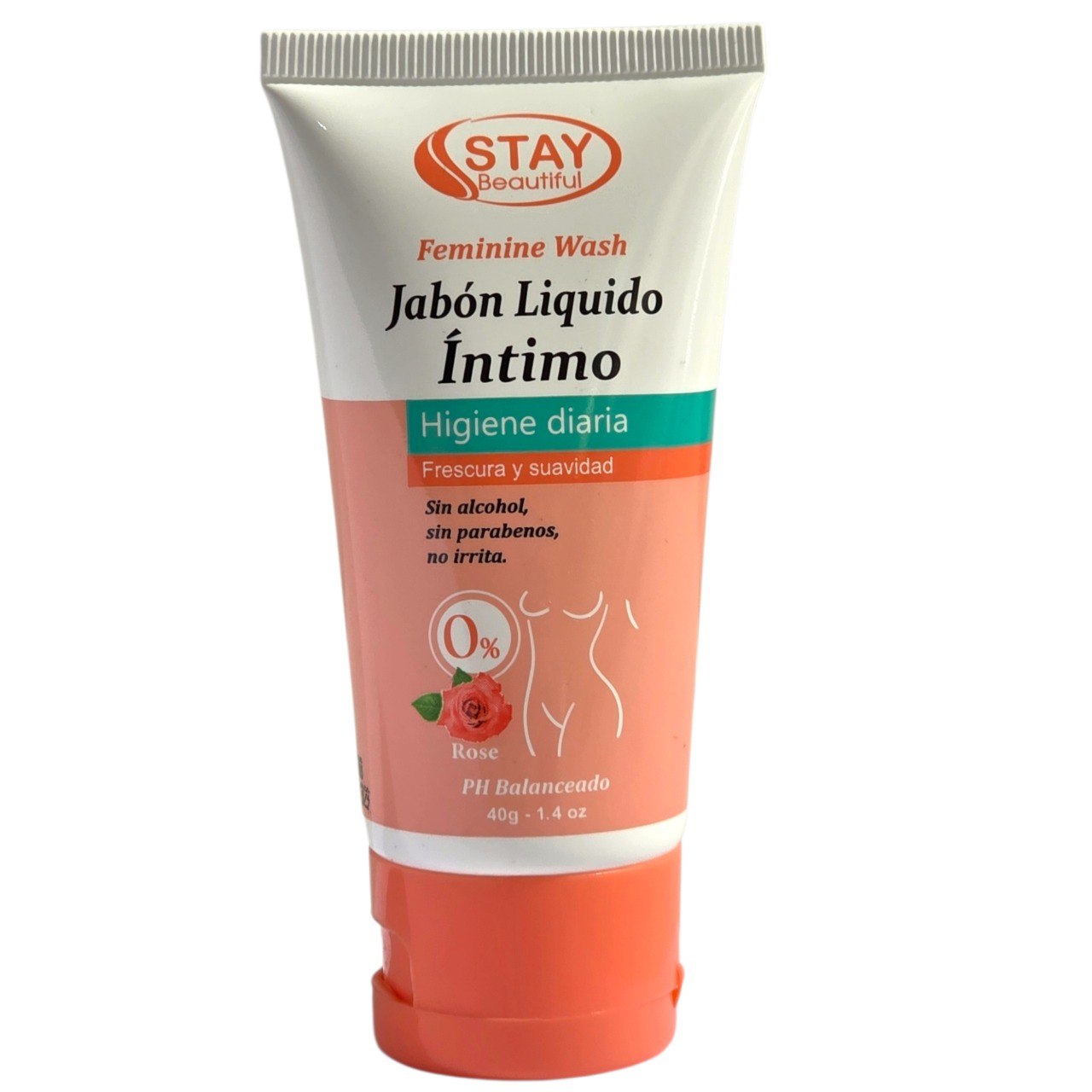 JABON EN LIQUIDO INTIMO DE MUJER CON ESENCIA DE ROSA STAY BEAUTIFUL 40G
