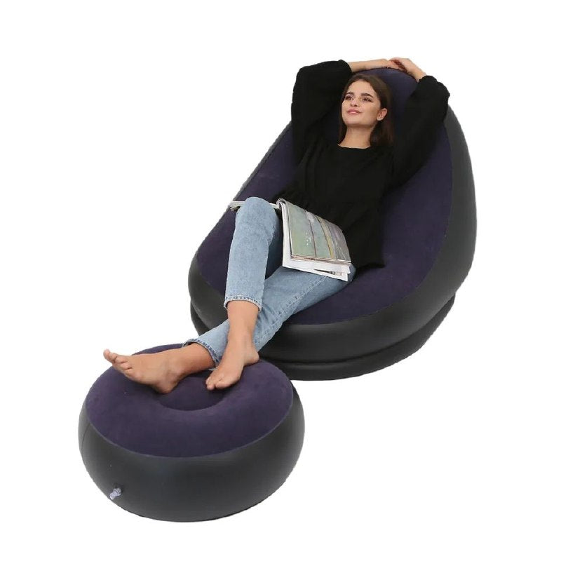 SOFA INFLABLE RECLINABLE, PLEGABLE COMODO INDIVIDUAL