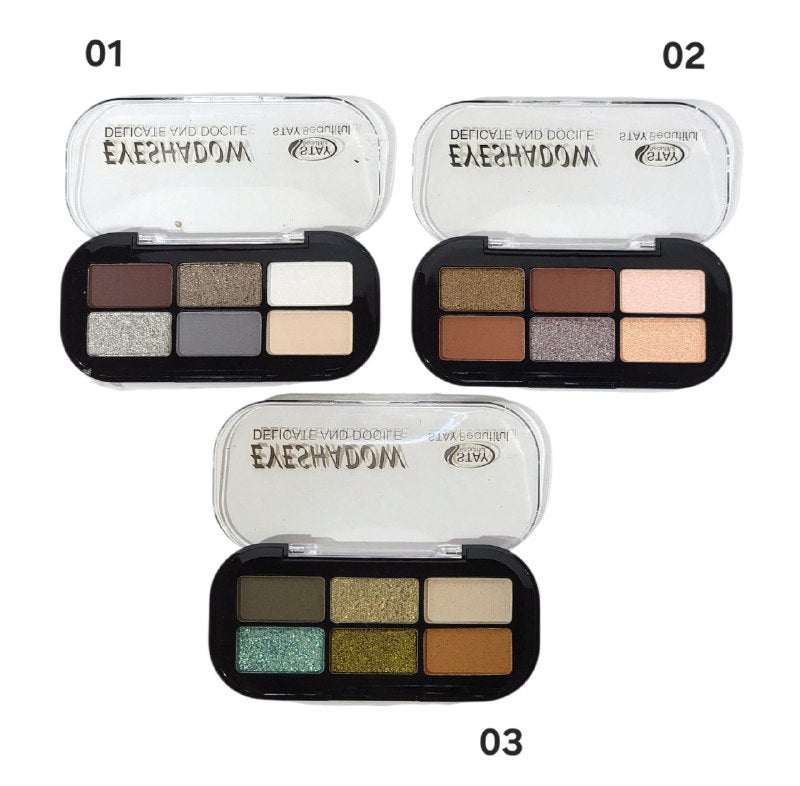 SOMBRA DE OJOS DELICADA STAY BEAUTIFUL 8G, 3 TONOS