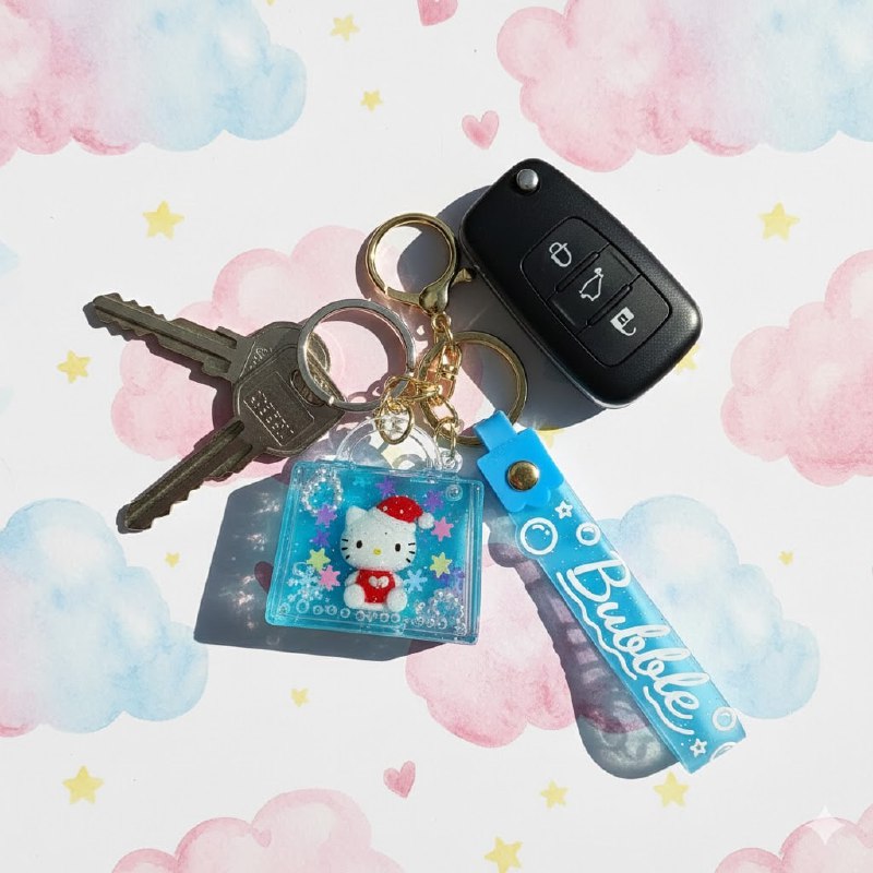 LLAVEROS DE ARENA MOVEDIZA LIQUIDA, 6 ESTILOS DISPONIBLES