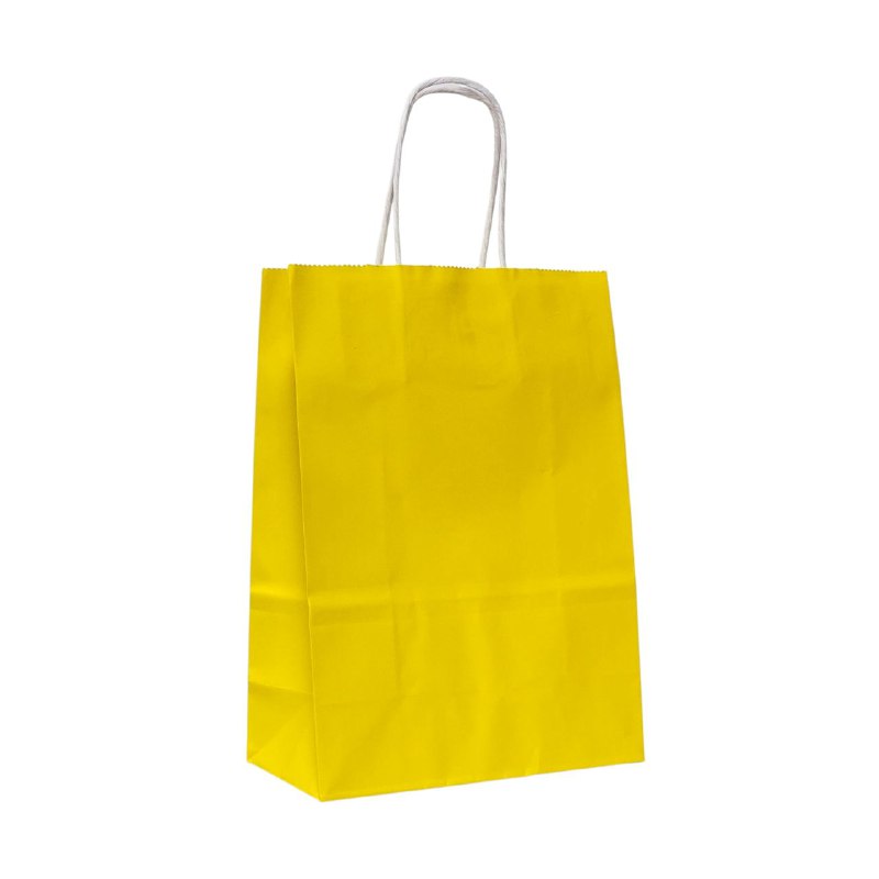 BOLSA DE REGALO PEQUEÑA 21X27X11 13 COLORES PAPEL CRAFT